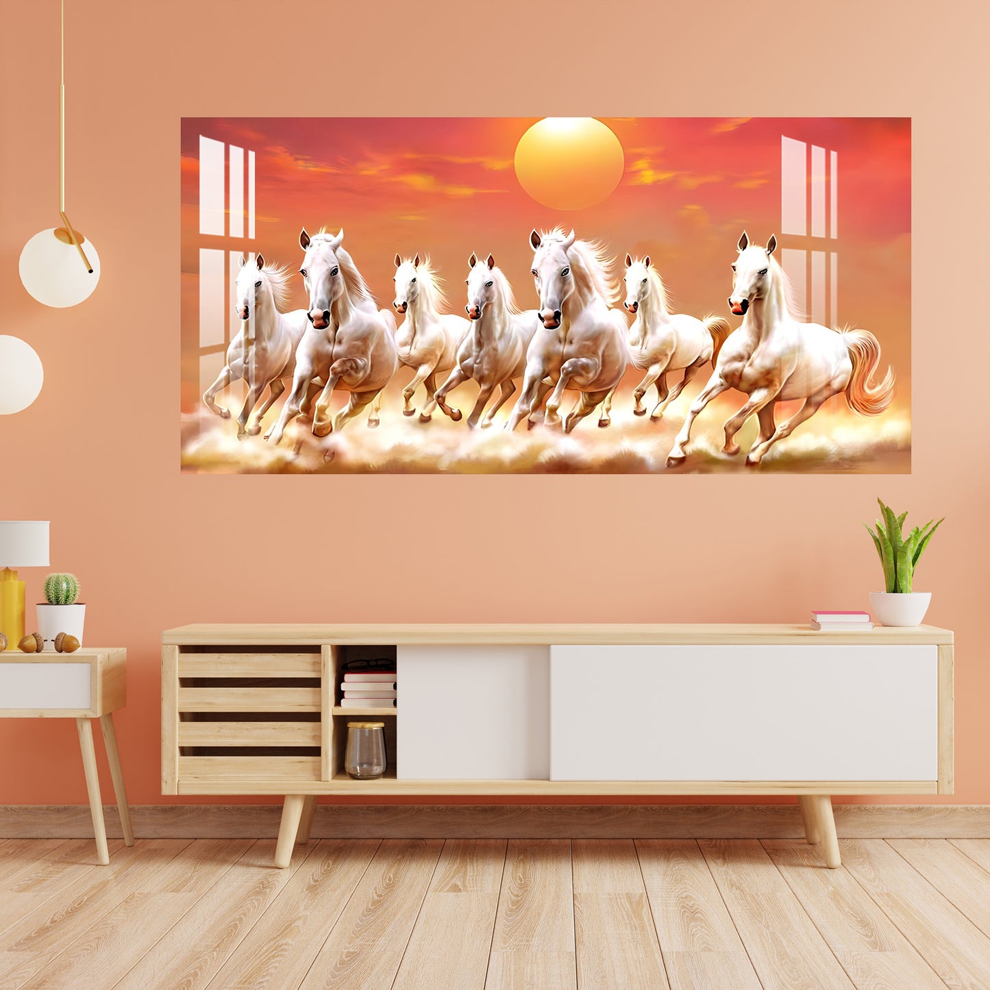 Horses of Uprising Acrylic Wall Art