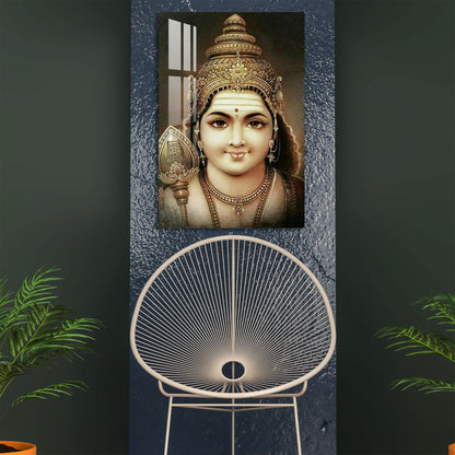 Beautiful Murugan Acrylic Wall Art