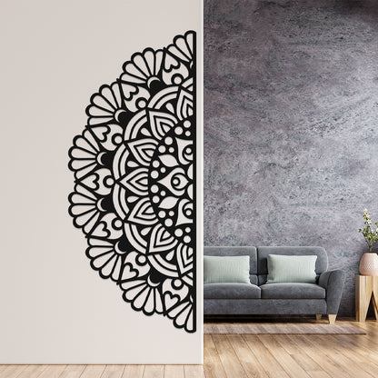 Abstract Rangoli Design Metal Wall Art