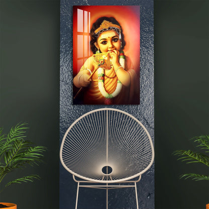 Baby Murugan Acrylic Wall Art - 23.5X16 inches / 8MM (Premium)