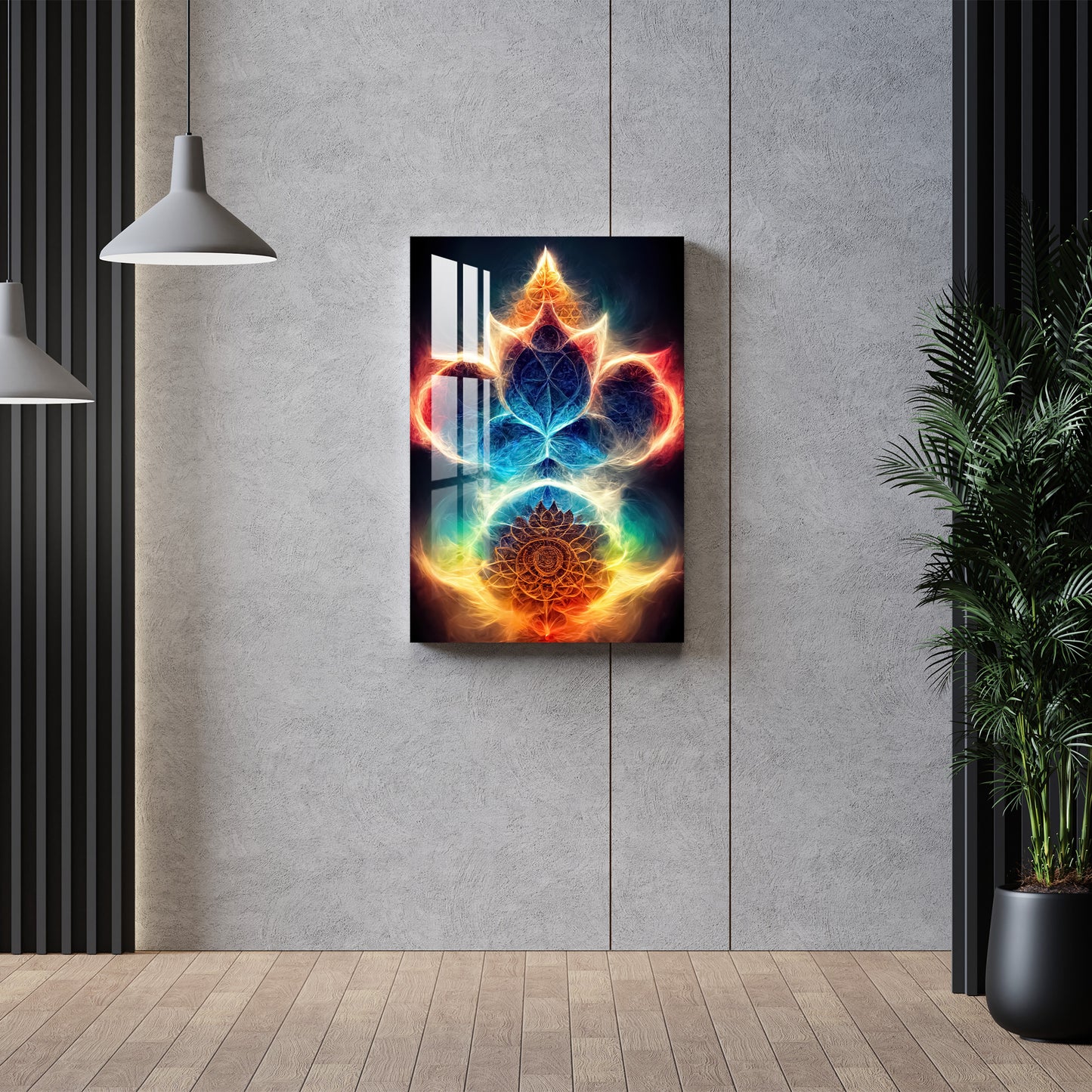 Spiritual Aura Acrylic Wall Art