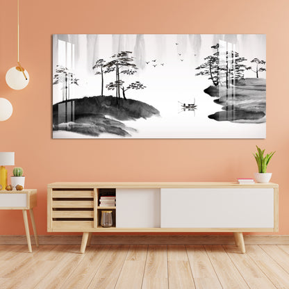 A Man & The Forest Acrylic Wall Art