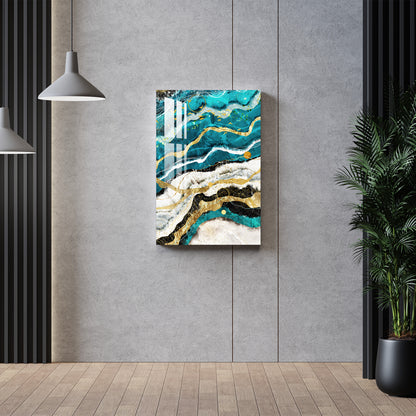 Abstract Waves Acrylic Wall Art