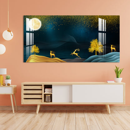 Full Moon Night Acrylic Wall Art