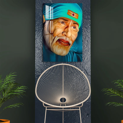 Lord Sai Baba Acrylic Wall Art