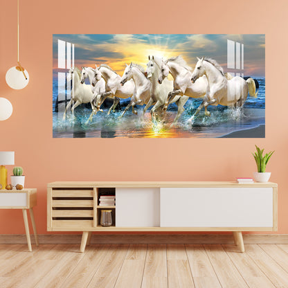 Horses of Good Luck Acrylic Wall Art