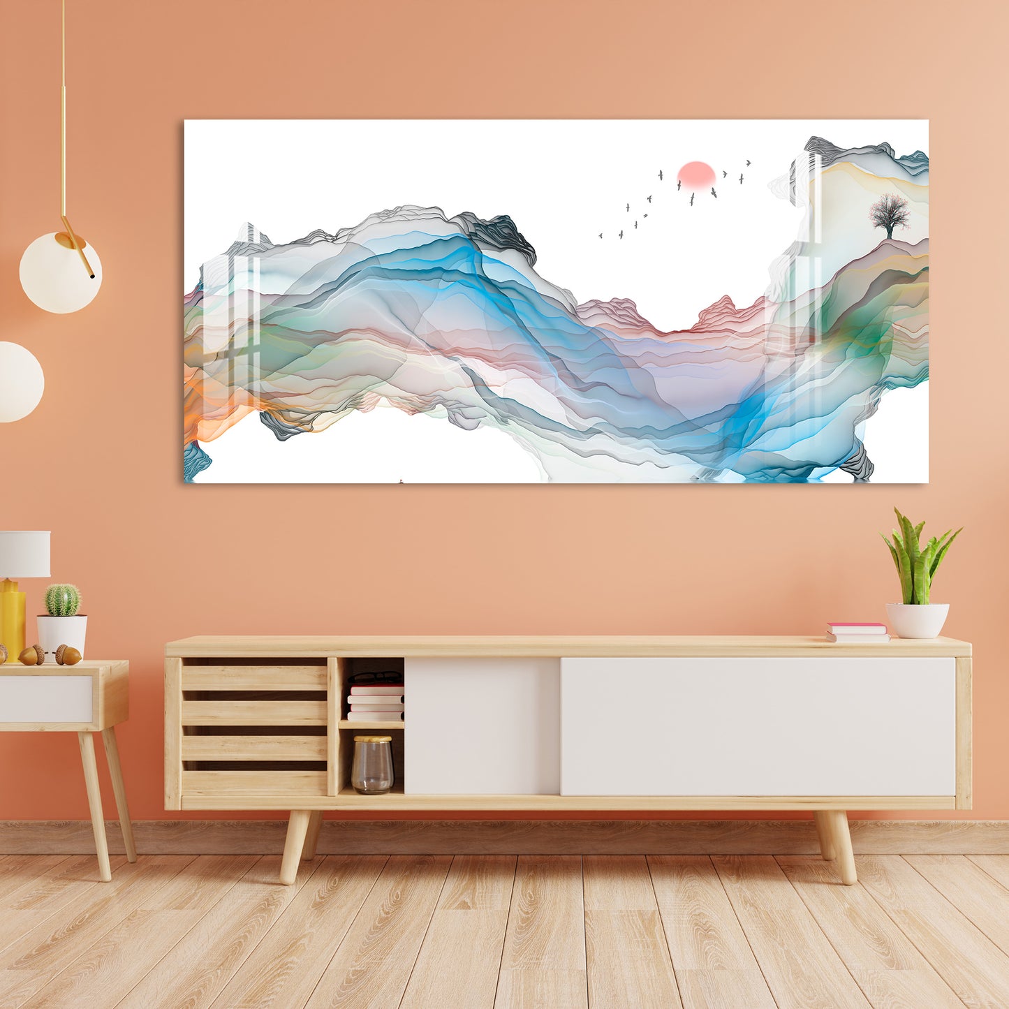 Colorful Surroundings Acrylic Wall Art