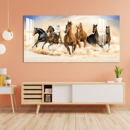 Lucky Horses Acrylic Wall Art