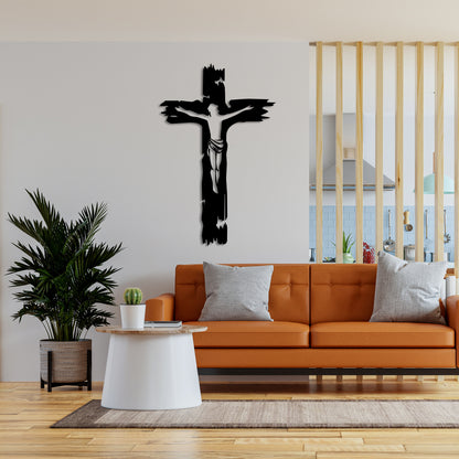 Crucifix Metal Wall Art