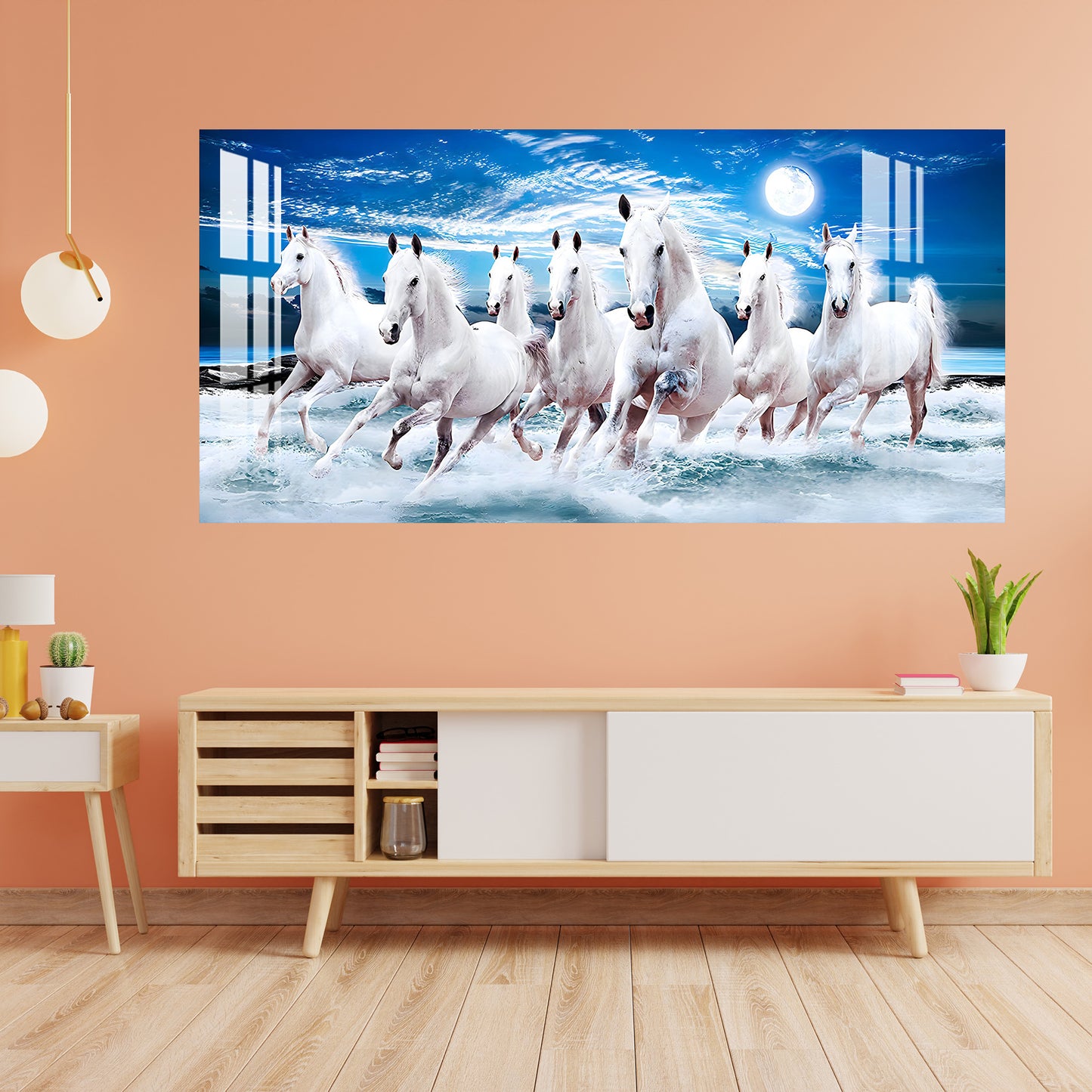 Horses to Milky Way Acrylic Wall Art