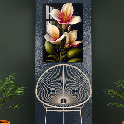 Jasmine Flower Acrylic Wall Art