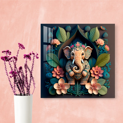 Artistic Ganesha Acrylic Wall Art