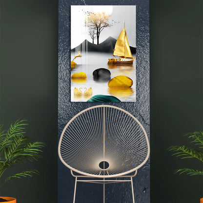 Golden Morning Acrylic Wall Art