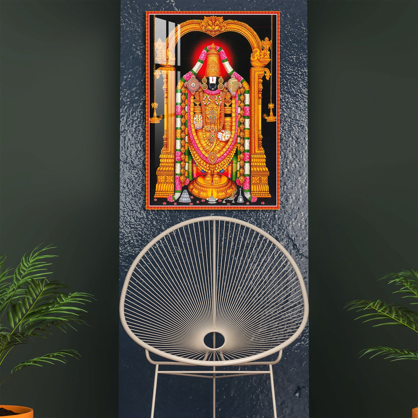 Lord Tirupati Balaji Acrylic Wall Art