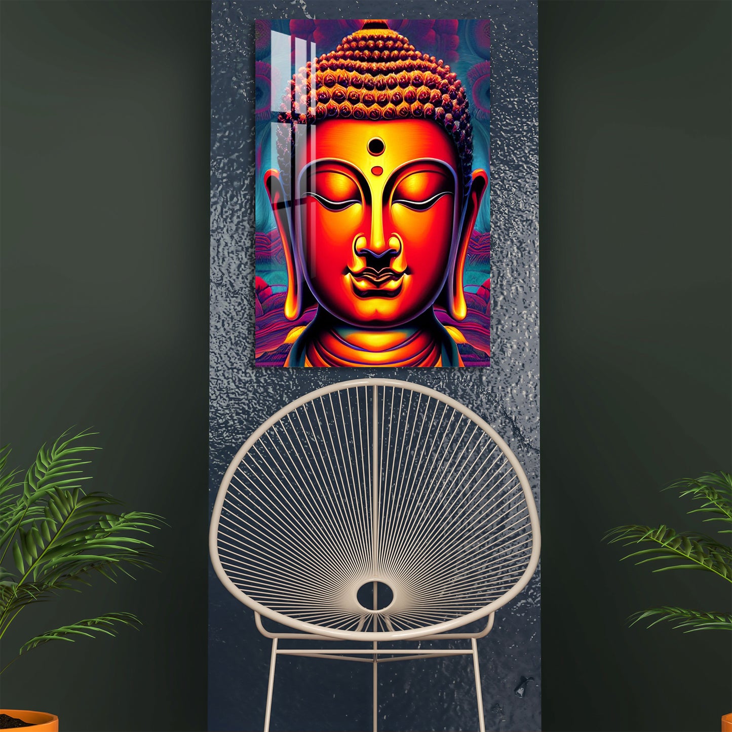 Meditating Buddha Acrylic Wall Art