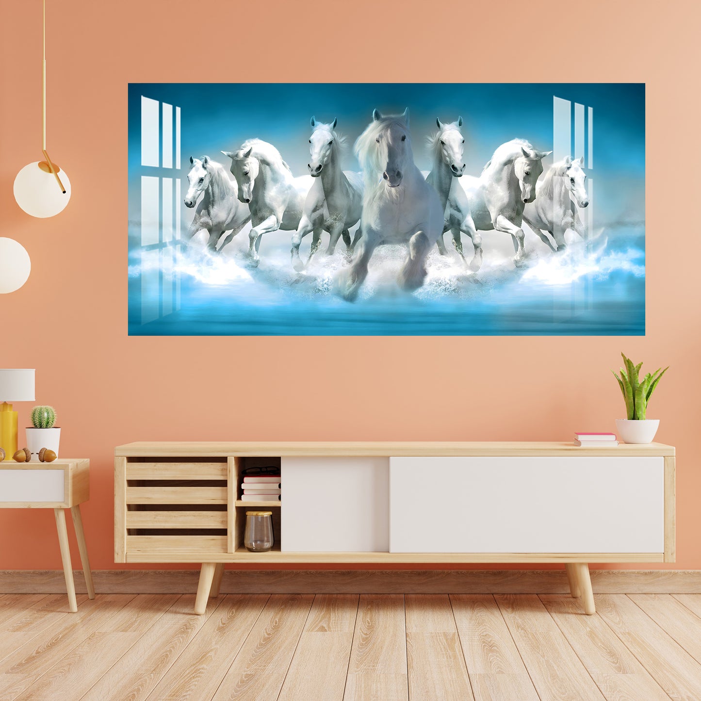 Good Fate Horses Acrylic Wall Art