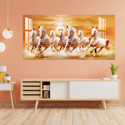 Vastu Horses Acrylic Wall Art