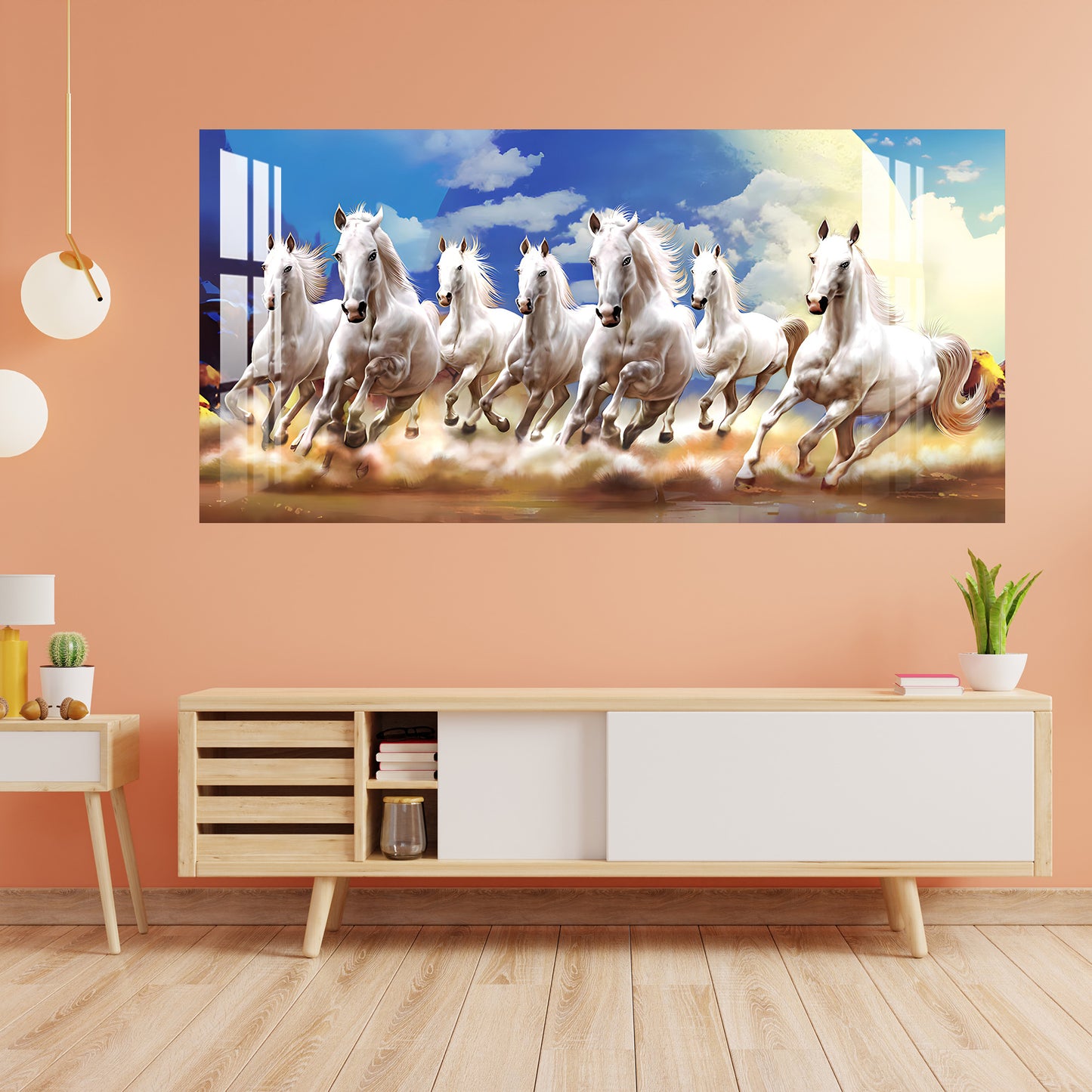 Horses of Best Wishes Acrylic Wall Art