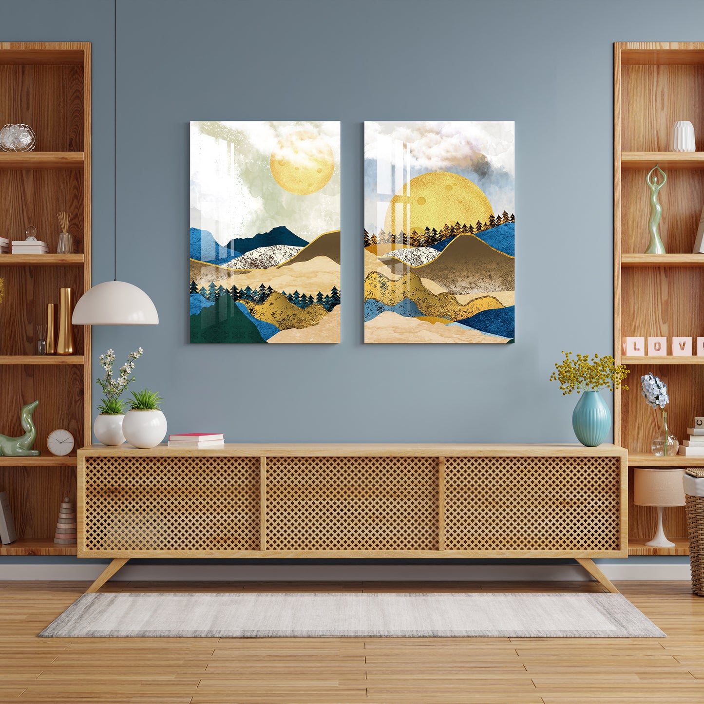 Captivating Scene Acrylic Wall Art (Set Of 2)