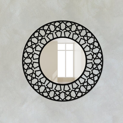 Decorative Round Shaped Metal wall Mirror