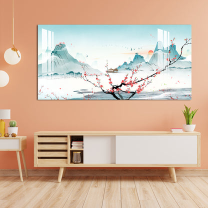 Morning in Himalayas Acrylic Wall Art