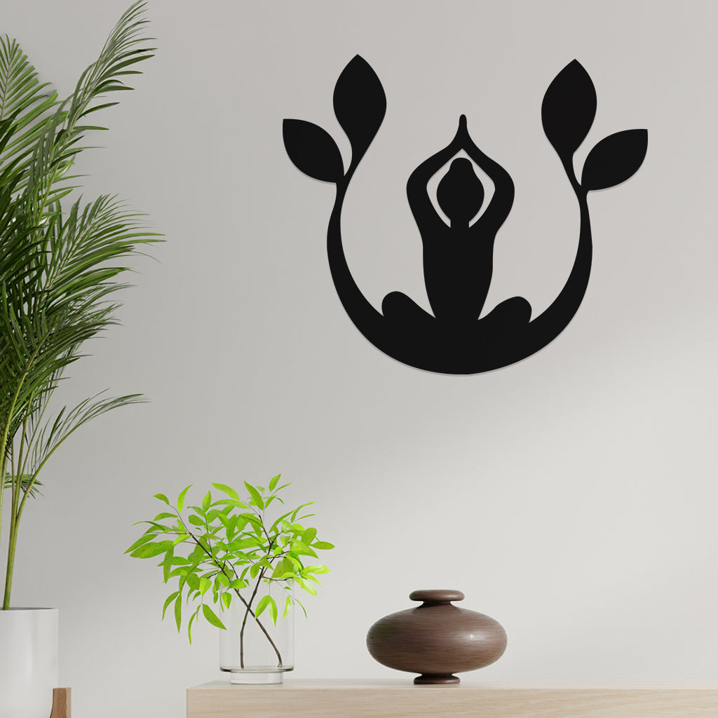 Yoga Lover Metal Wall Art