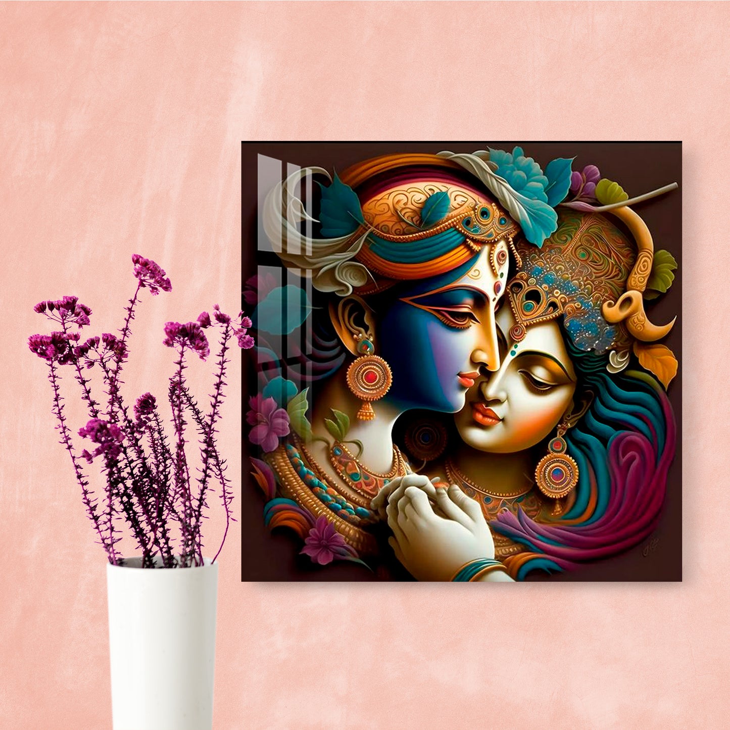 Radha Madhav Acrylic Wall Art