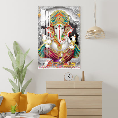 Ekdanta Ganesh Acrylic Wall Art