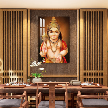 Lord Murugan Swamy Acrylic Wall Art