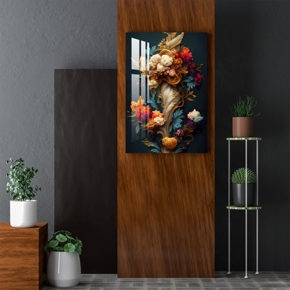 Alluring Colorful Flower Bouquet Acrylic Wall Art - 23.5X16 inches / 5MM