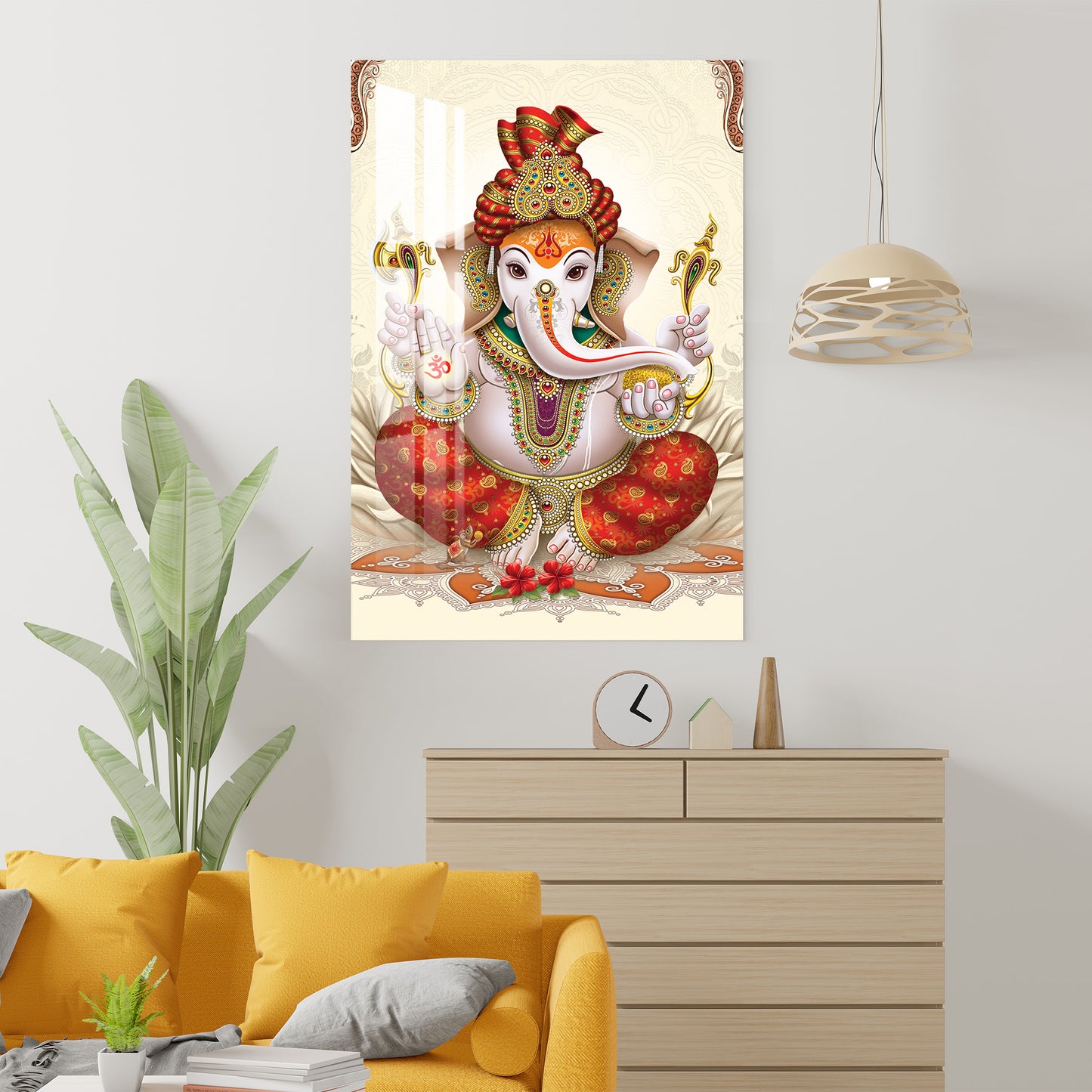 Lambodar Ganesh Acrylic Wall Art