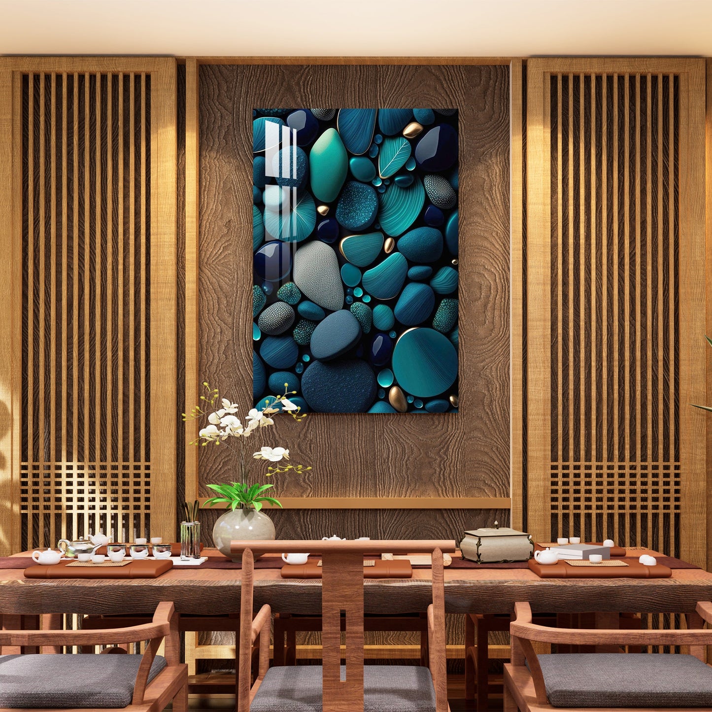 Beautiful Pebbles Acrylic Wall Art - 23.5X16 inches / 5MM