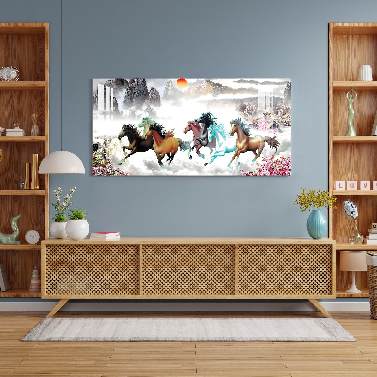 Horses of Paradise Acrylic Wall Art