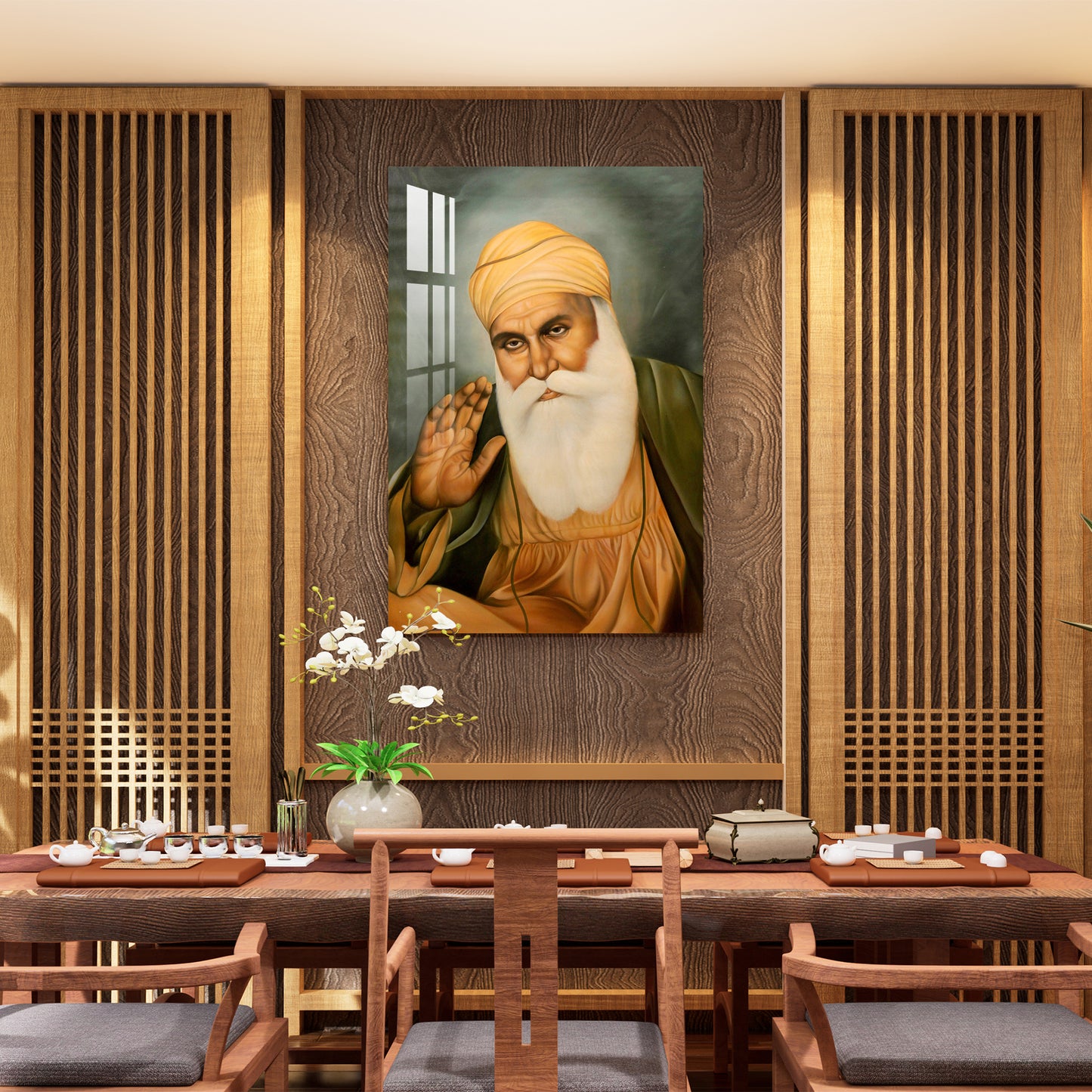 Guru Nanak Dev Ji Acrylic Wall Art