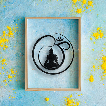 Om Shiva Acrylic Frame