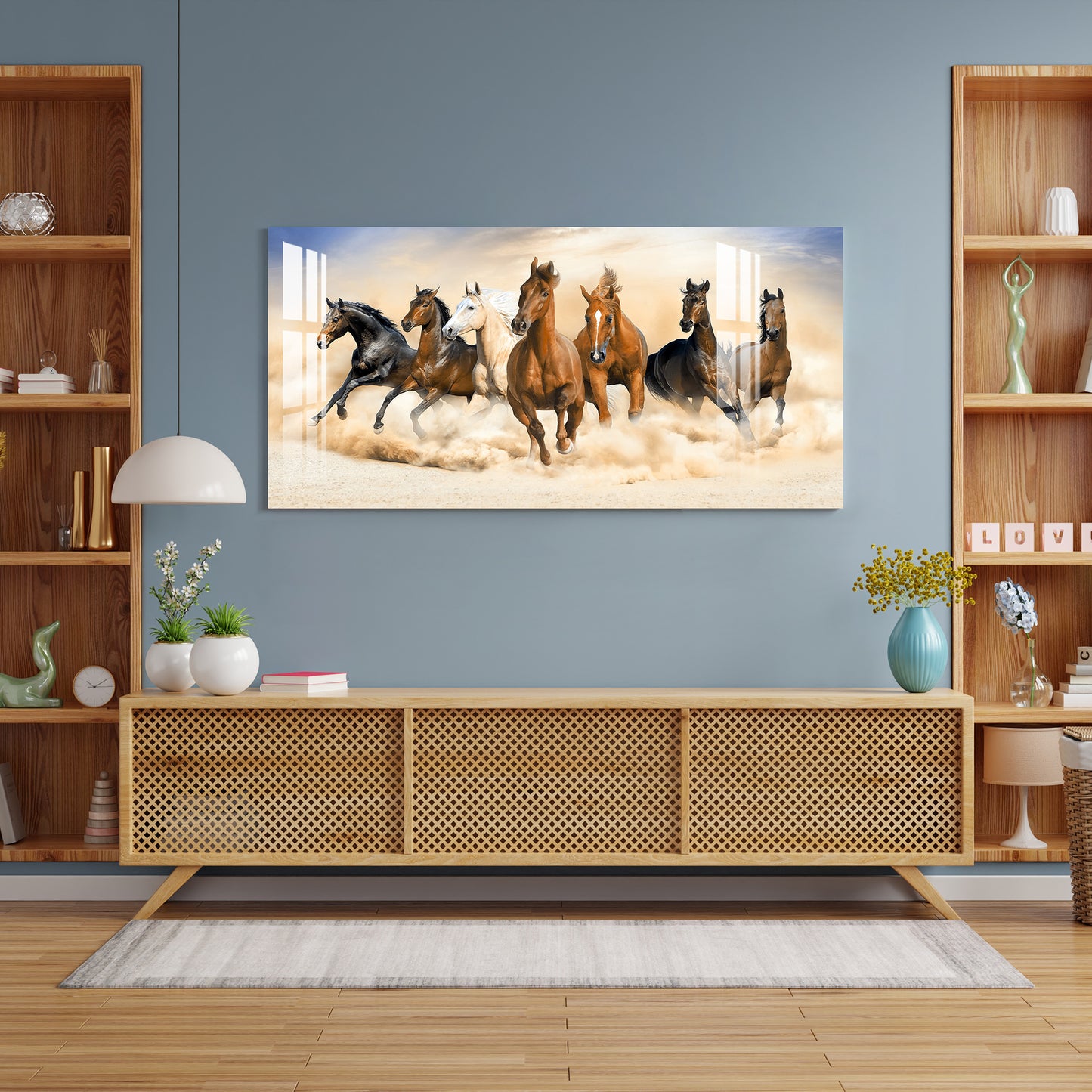 Lucky Horses Acrylic Wall Art