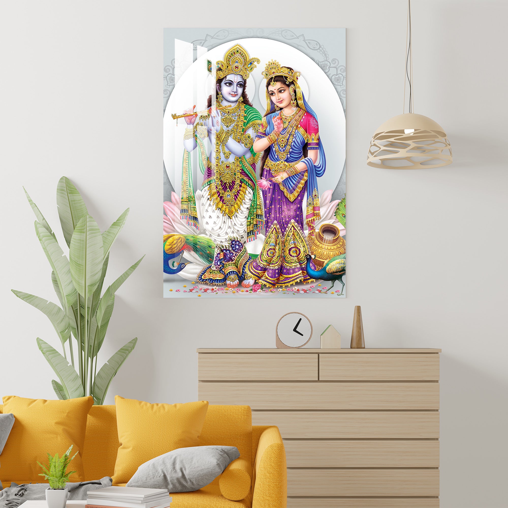 Radha & Krishna Acrylic Wall Art