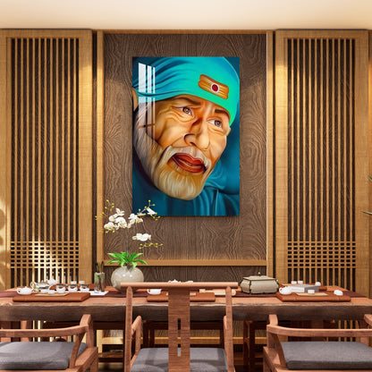 Lord Sai Baba Acrylic Wall Art