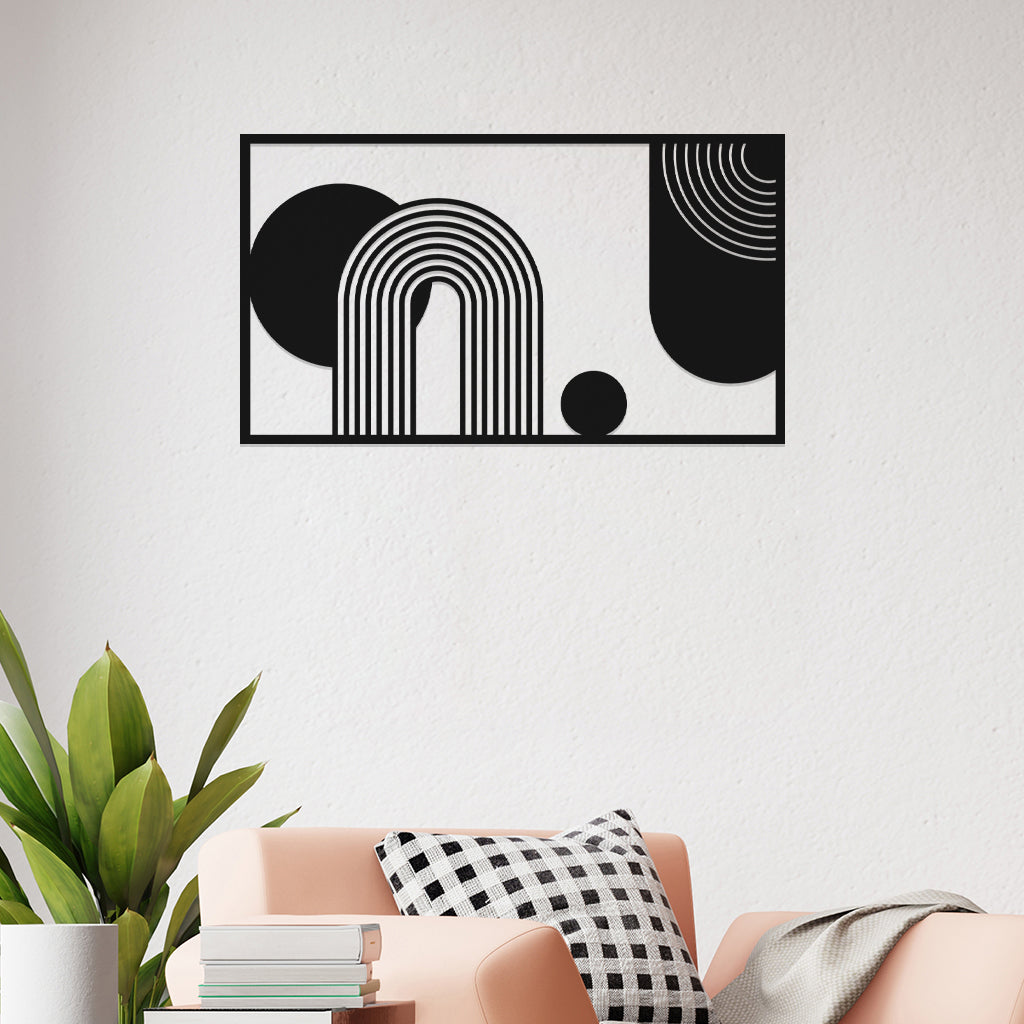 Abstract Figure Metal Wall Art