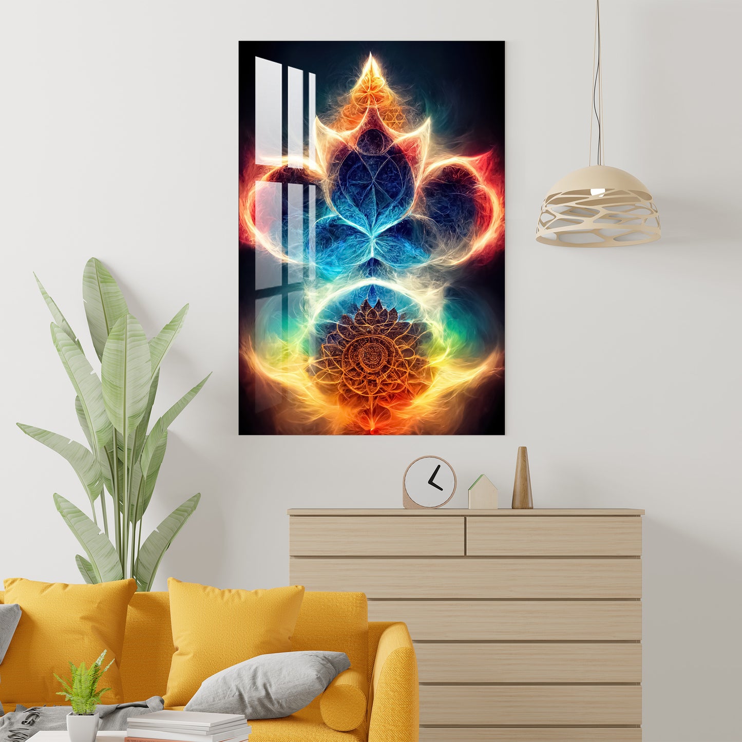 Spiritual Aura Acrylic Wall Art