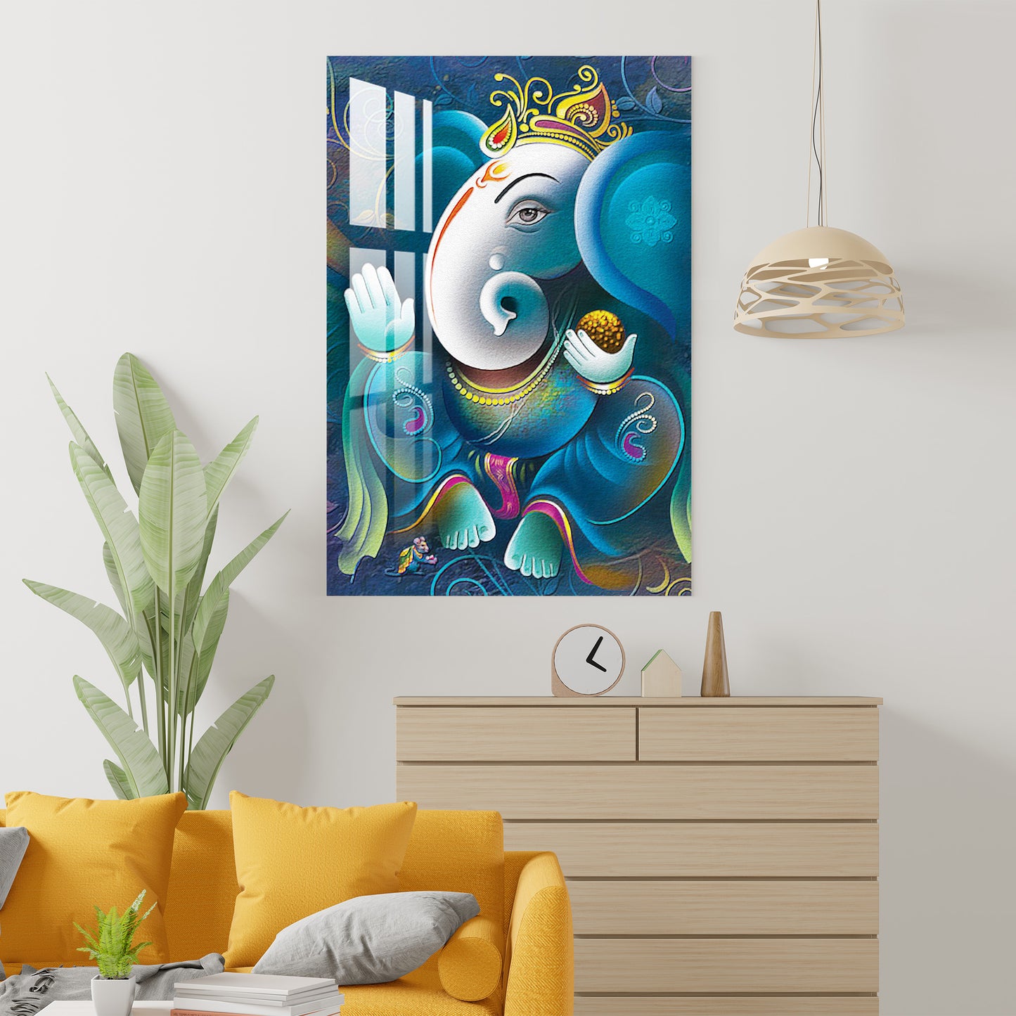 Vignharta Ganesh Acrylic Wall Art