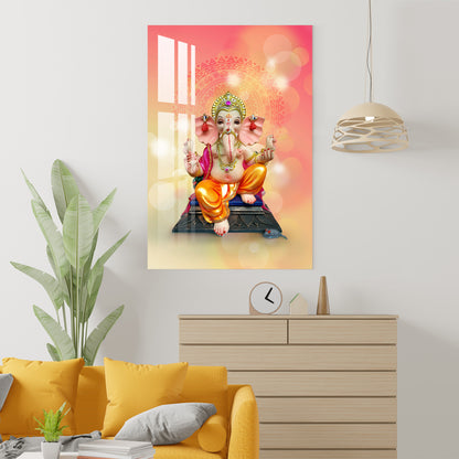 Ganpati Maharaj Acrylic Wall Art