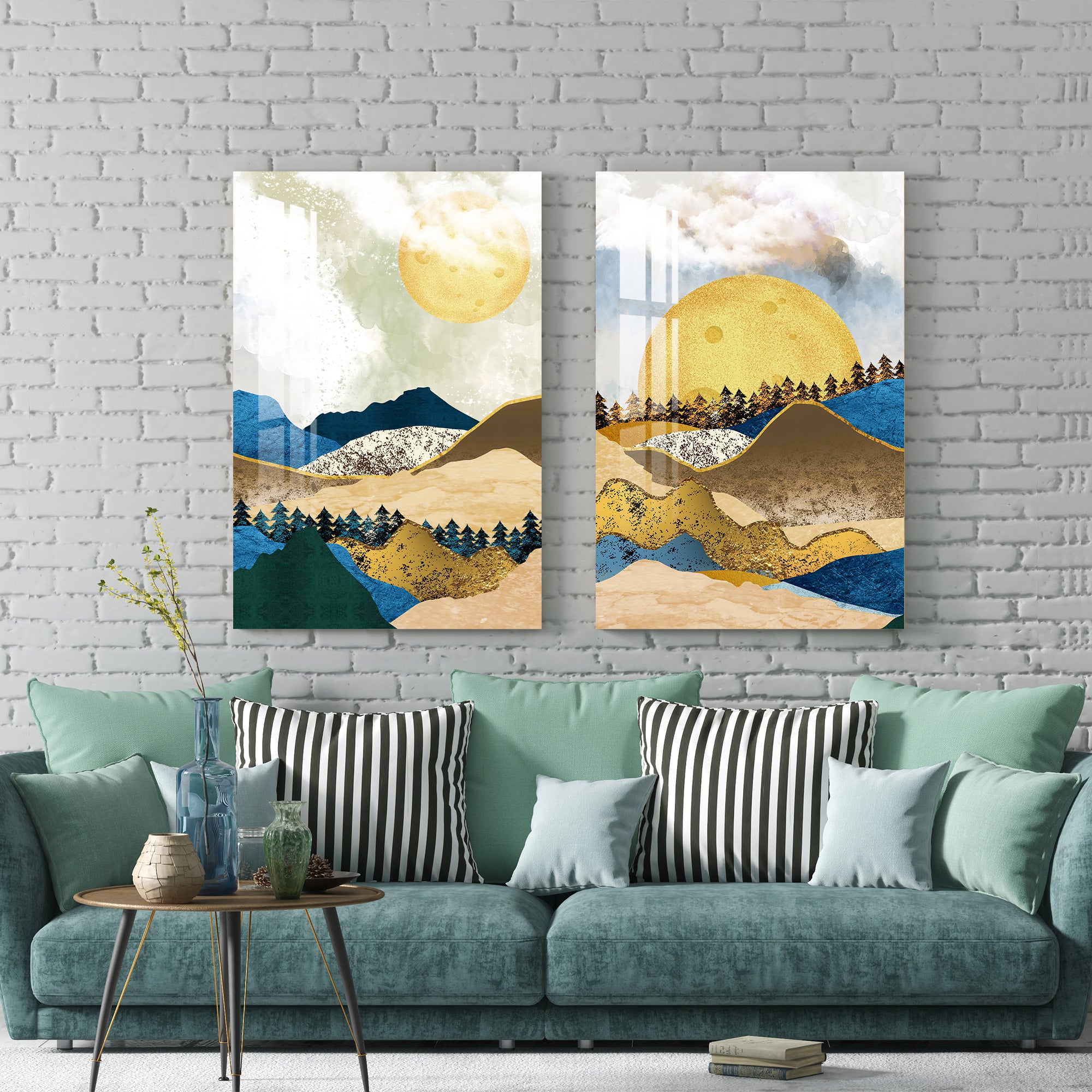 Captivating Scene Acrylic Wall Art (Set Of 2)