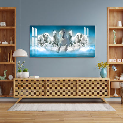 Good Fate Horses Acrylic Wall Art