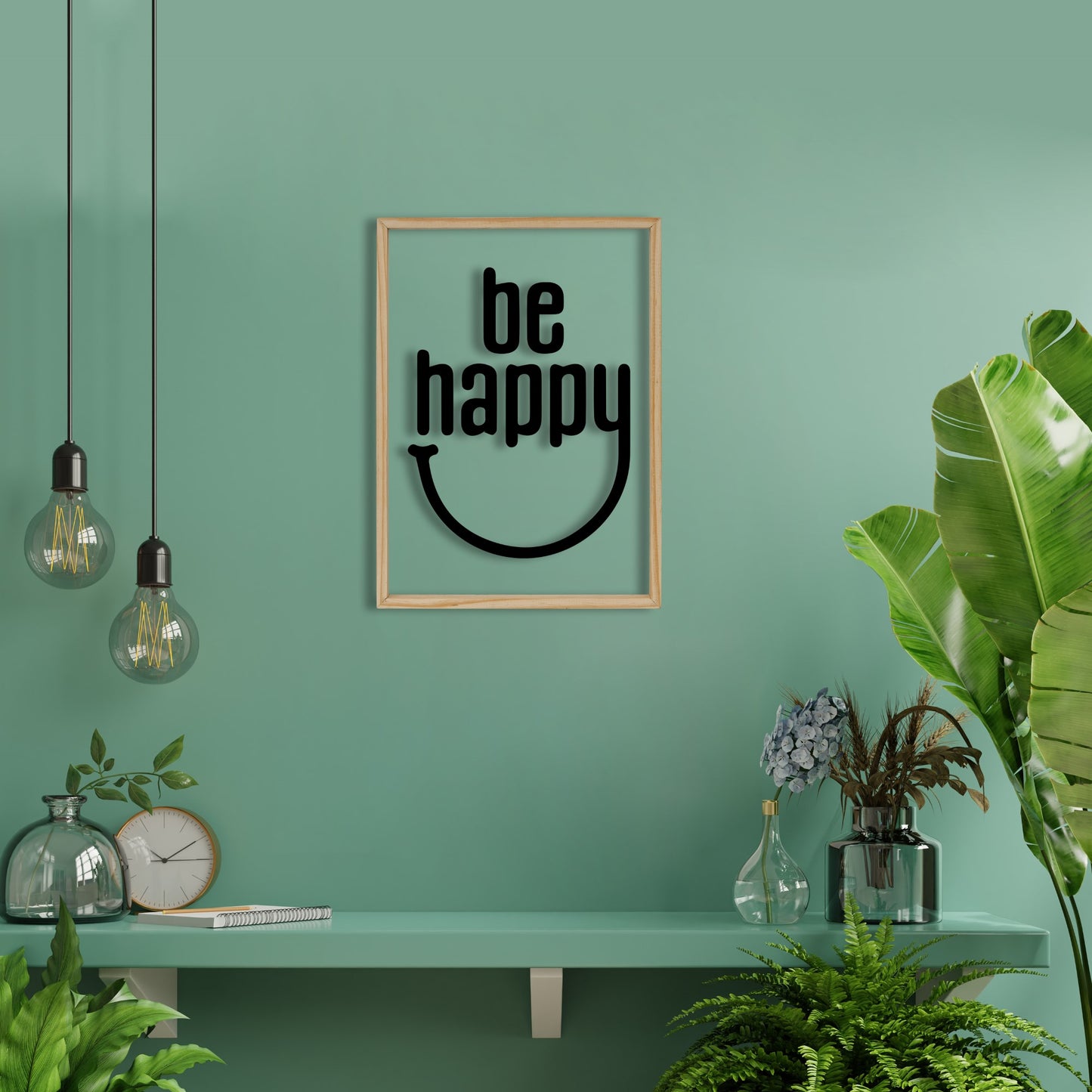 Be Happy Acrylic Frame