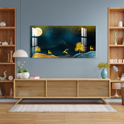 Full Moon Night Acrylic Wall Art