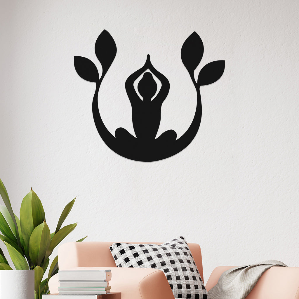 Yoga Lover Metal Wall Art