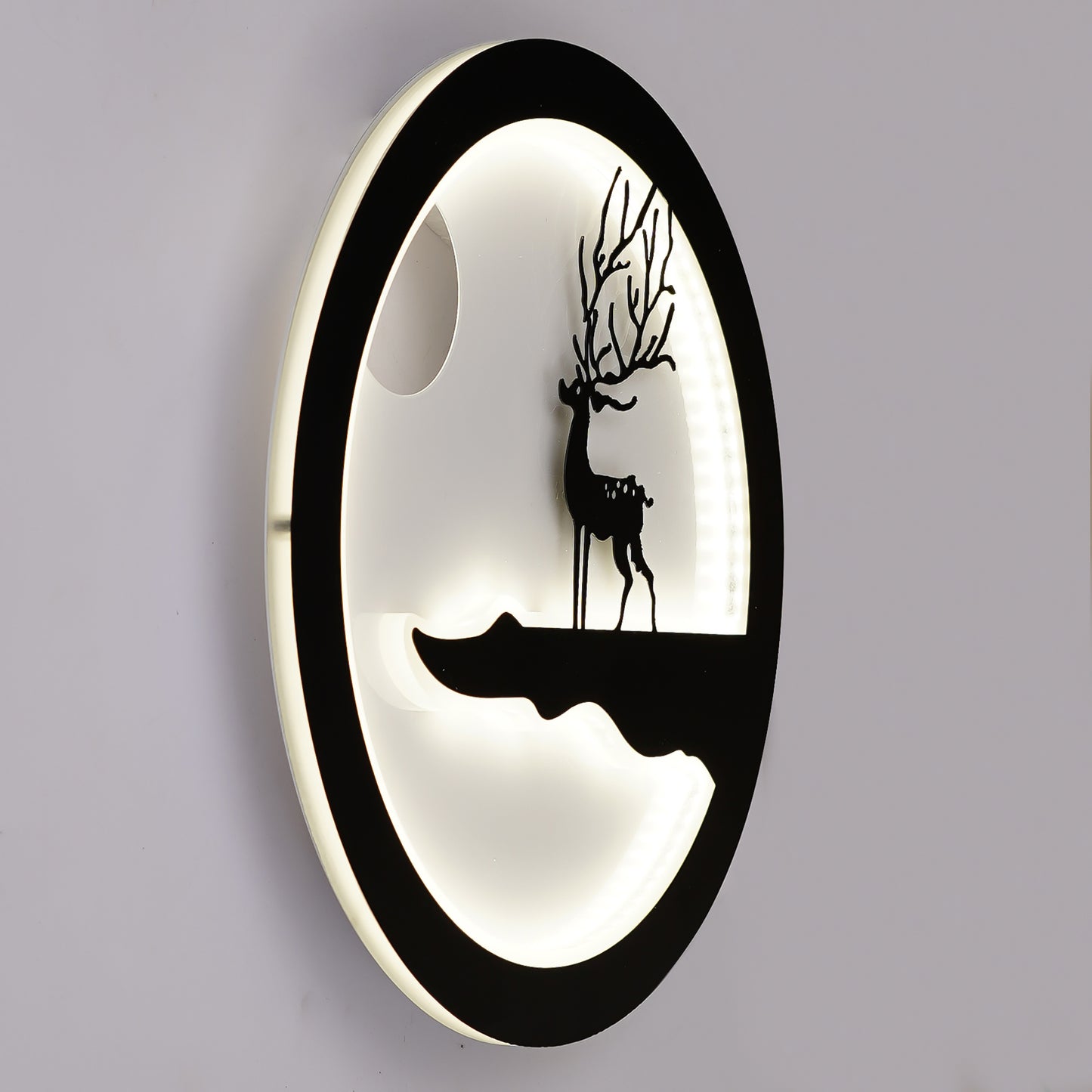 Swamp Deer White LED Wall Light & Wall  Lamp