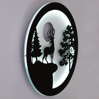 Forest Scenery White LED Wall Light & Wall Lamp