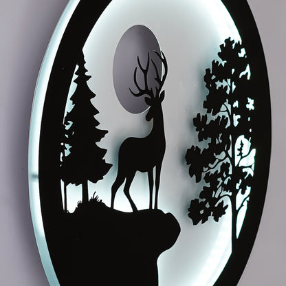 Forest Scenery White LED Wall Light & Wall Lamp